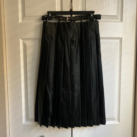 Brown pleated skirt - Picture 5 of 11